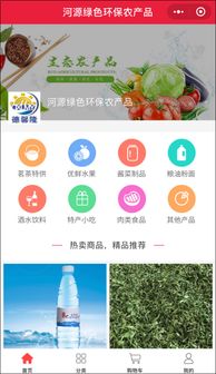 河源綠色環保農產品 小程序助您打開時代新營銷